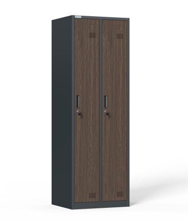 Garderobenschrank zweiteilig mit Zylinderschloss - 1