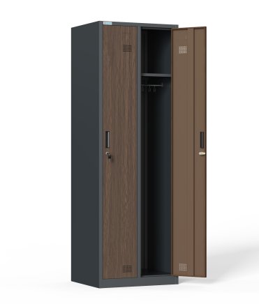 Garderobenschrank zweiteilig mit Zylinderschloss - 2