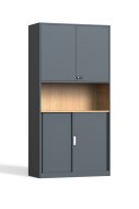 Schrank mit Flügel- und Schiebetüren HDW-C-K04 - 1