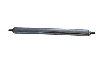 Stahl-Förderrolle mit einer MIS25-M8-300 - 1