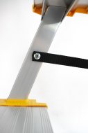 Stufenstehleiter DR-AL-D5-MAX, einseitig begehbar - 4