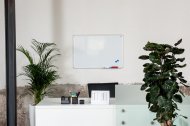 Keramik-Whiteboard, einteilig, Aluminiumrahmen, 100 x 180 cm - 3