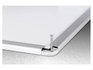 Keramik-Whiteboard, einteilig, Aluminiumrahmen, 100 x 180 cm - 4