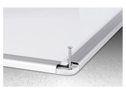 Keramik-Whiteboard, einteilig, Aluminiumrahmen, 100 x 180 cm - 4