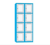 Box-Ladeschrank mit Glastüren BNS-2