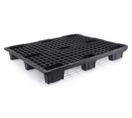 Kunststoffpalette, stapelbar, H x B x T 135 x 1000 x 1200 mm