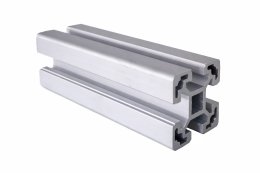 Aluprofil 40 x 40, MI40x40L B10 1 m + Zuschnitt nach Maß