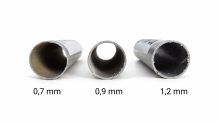 Stahlrohr ECCO PP-1070MG mit Wandstärke 0,7 mm – Farbe Grau - 2
