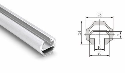 Aluminiumrohr ATP-1270_H - 1