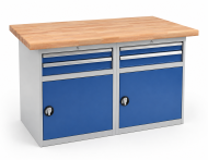 Werkbank mit Schubladenschrank RS15_2D2D - 1