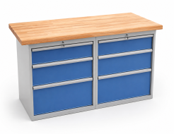 Werkbank mit Schubladenschrank RS15_33