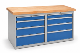 Werkbank mit Schubladenschrank RS15_44