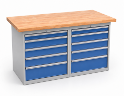 Werkbank mit Schubladenschrank RS15_55