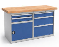 Werkbank mit Schubladenschrank RS15_2D3 - 1