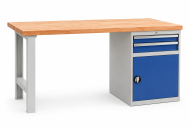 Werkbank mit Schubladenschrank RS15_PN2D - 1