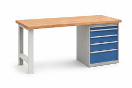 Werkbank mit Schubladenschrank RS15_PN5