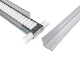 Aluminium-Führungsschiene für Rollenbahn 60 mm PA-613B