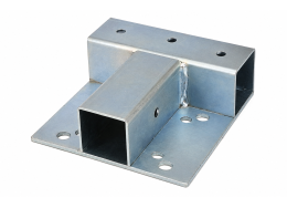 Mittelhalter für Lenkrollen mit Anschraubplatte SJ-3-45×45_SV