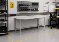 Antistatischer höhenverstellbarer Tisch Enprag SPESD, 1500 × 900 mm - 2
