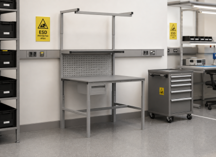 Antistatischer Tisch Enprag SPEXESD, Tiefe 900 mm (4 Modelle) - 2