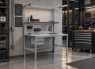 Höhenverstellbarer Tisch Enprag  SPEX, 1800 × 700 mm - 2