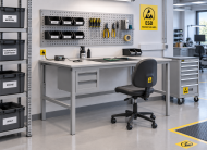 Antistatischer Tisch Enprag SPESD, Tiefe 900 mm (4 Modelle) - 2