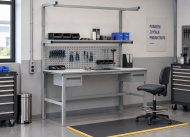 Höhenverstellbarer Tisch Enprag SPEX, 1800 × 700 mm - 2