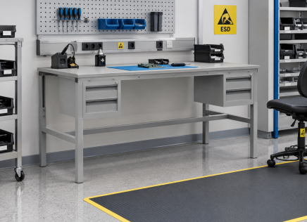 ESFD Arbeitstisch Enprag SPESD, 1800 × 700 mm, höhenverstellbar - 2