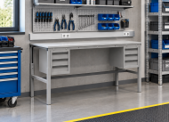 Höhenverstellbarer Tisch Enprag SP, 1800 × 700 mm - 2