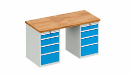 Werkbank mit Schubladenschrank HD_1244