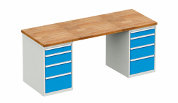Werkbank mit Schubladenschrank HD_2044