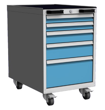 Werkstatt-Schubladenschrank, fahrbar DPP 01C - 1