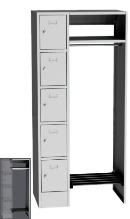 Garderoben - Kombination OTS 55S - 1