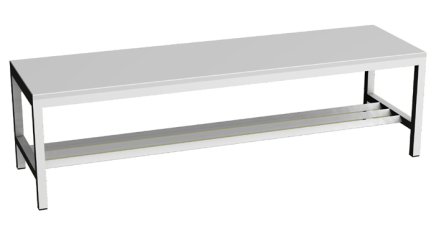Garderobenbank  LAV 15A - Breite 1500 mm - 1