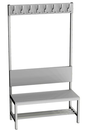Garderobenbank  LAV 10V - Breite 1000 mm - 1