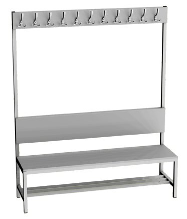 Garderobenbank  LAV 15V - Breite 1500 mm - 1