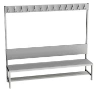 Garderobenbank  LAV 20V - Breite 2000 mm
