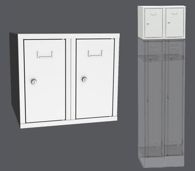Garderobenschrank - Aufsatz SBS 22N2 - 1