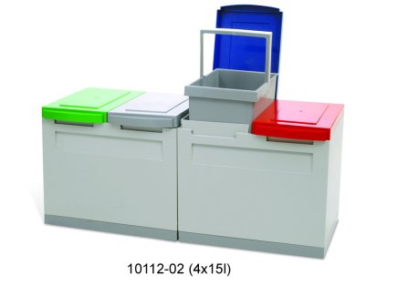 Abfallbehälter Ekomodule 800x300 (3 Modelle) - 1