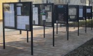 Infovitrine XXL60, doppelflügelig, Tiefe 60 mm, einseitig einsehbar (2 Modelle) - 1