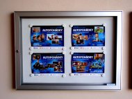 Infovitrine M40, Tiefe 40 mm, einflügelig, einseitig einsehbar (13 Modelle) - 1
