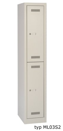 Garderobenschrank Bisley ML03S2 - 1