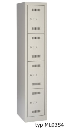 Schließfachschrank Bisley ML03S4 - 1