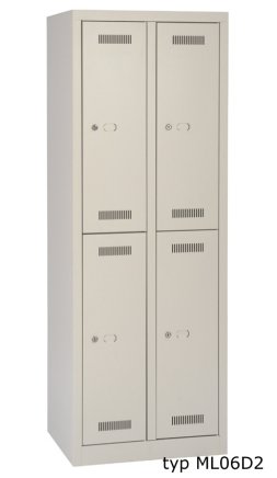 Garderobenschrank Bisley ML06D2 - 1