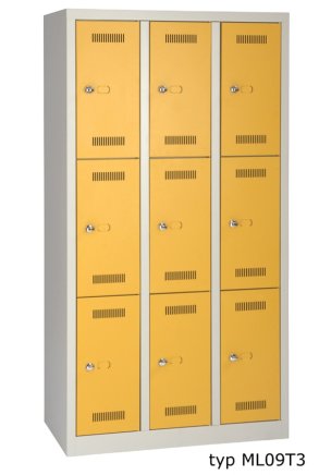 Schließfachschrank Bisley ML09T3 - 1