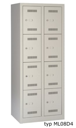 Schließfachschrank Bisley ML08D4 - 1