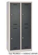 Garderobenschrank Bisley ML08D2 - 1