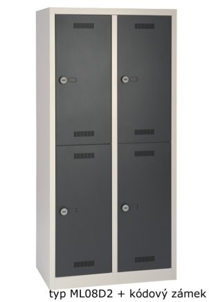 Garderobenschrank Bisley ML08D2 - 1