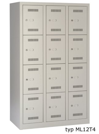 Schließfachschrank Bisley ML12T4 - 1