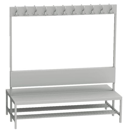 Garderobenbank LAV 15V2 - Breite 1500 mm - 1
